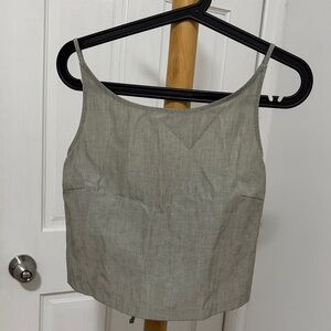 Ethos Gray Sleeveless Women's Top